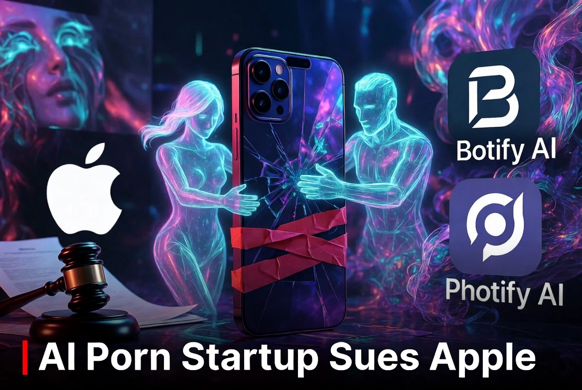 Ex-human ai porn startup sues Apple